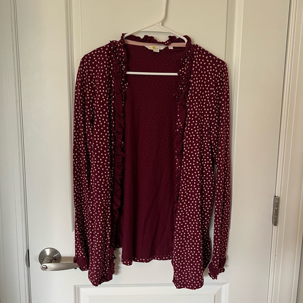 Boden Polka Dot Cardigan